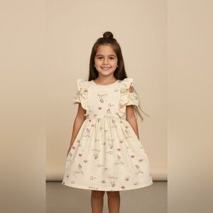 Disney Yellow Beauty and the Beast Dress with Ruffles